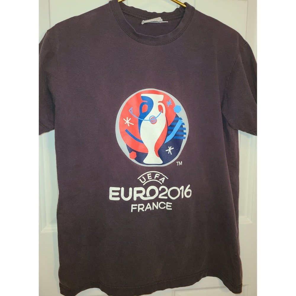 UEFA Euro 2016 FRANCE Soccer Futbol European Cup White T Shirt Unisex Sz Med